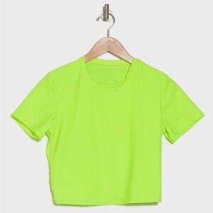 Good American Cropped swim tee